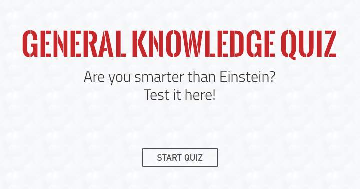 Banner for Are you smarter than Einstein? Test your knowledge now!