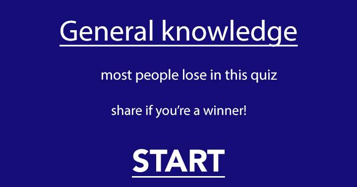 Banner for General knowledge quiz