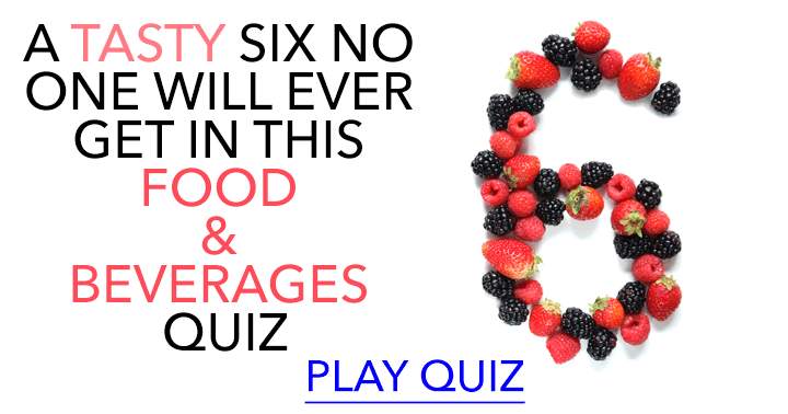 Banner for Food & Beverages Quiz