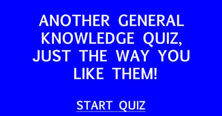 Banner for General Knowledge Quiz