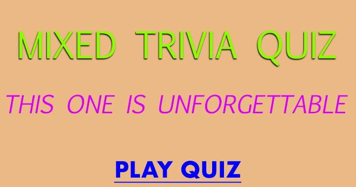 Banner for An Unforgettable Quiz