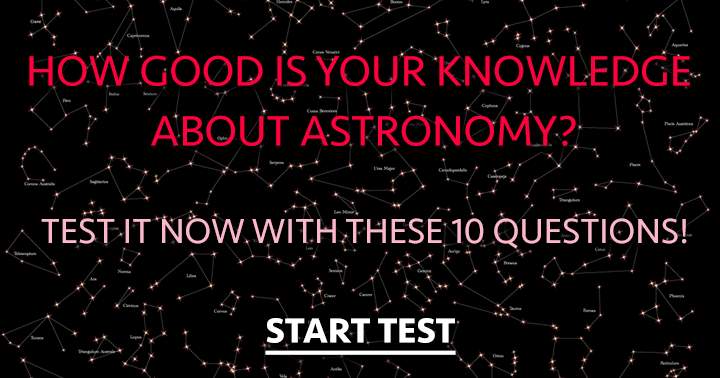 Banner for What do you know about Astronomy?