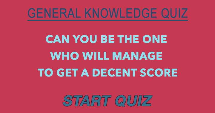 Banner for General Knowledge Quiz