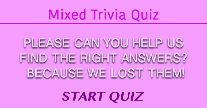 Banner for Can you give us the right answers?