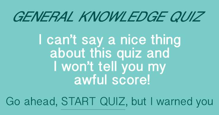 Banner for General Knowledge Quiz