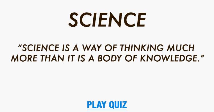 Banner for Science Quiz