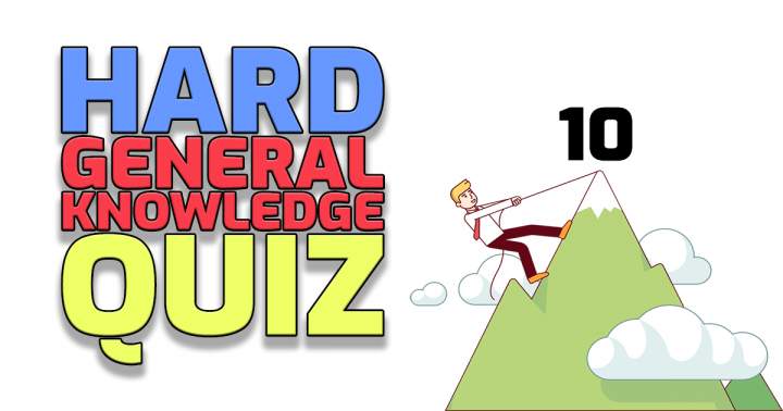 Banner for Hard General Knowledge Quiz