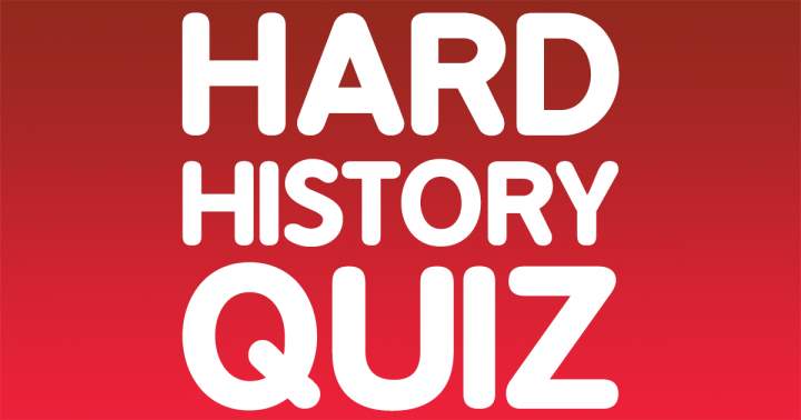 HARD History Quiz