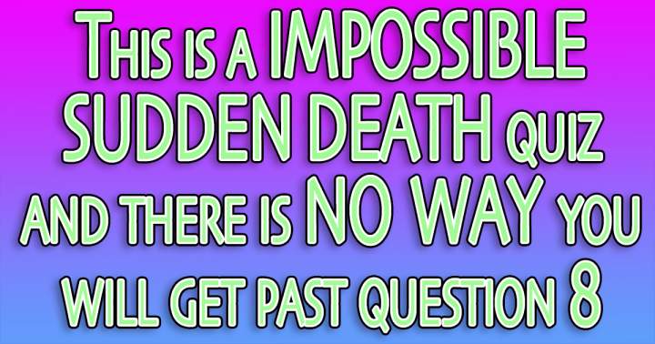 Banner for Instant Death Quiz