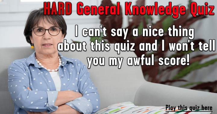 Banner for Test your general knowledge with a quiz.