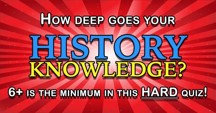 Banner for Quiz on Historical Knowledge.