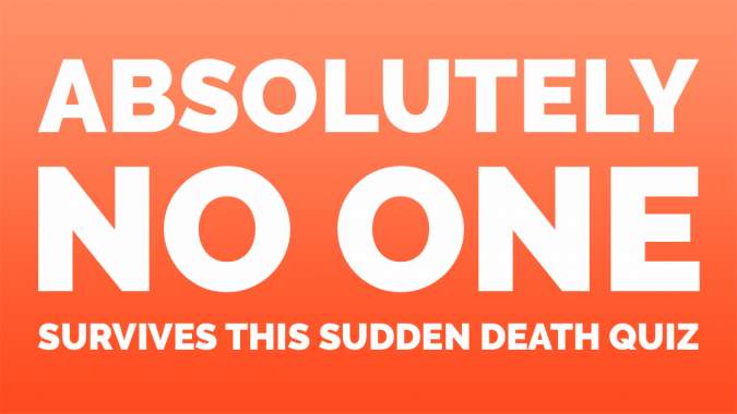 Banner for Sudden Death Quiz