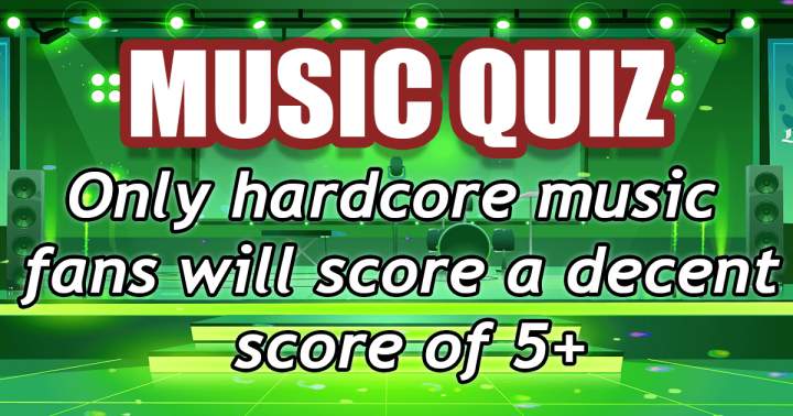 Banner for An Unattainable Music Quiz.