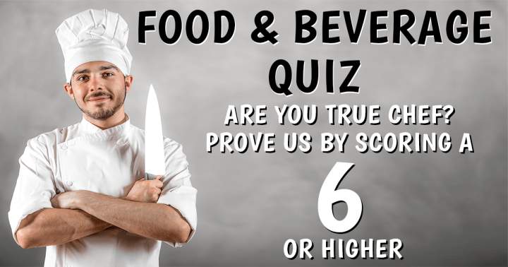 Banner for Quiz on Food and Beverages.