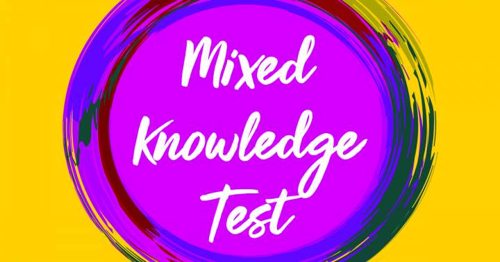 Banner for Mixed Knowledge Test.