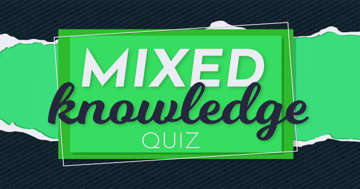 Banner for Quiz with a blend of different knowledge