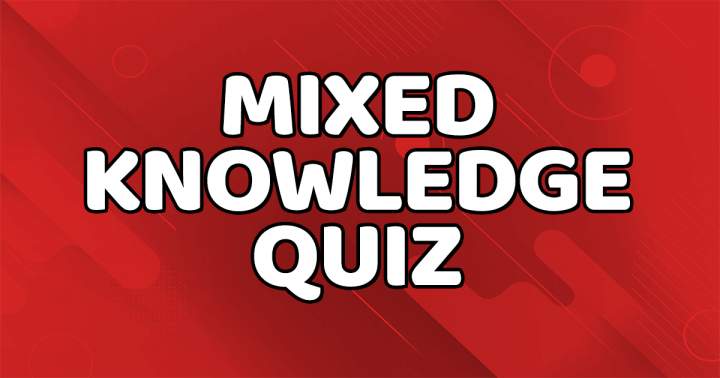 Banner for Quiz for combining knowledge.