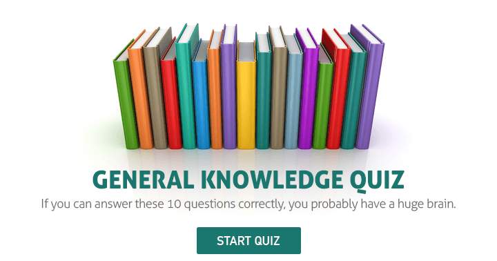 Banner for Can you score 100% in this awesome general knowledge quiz?