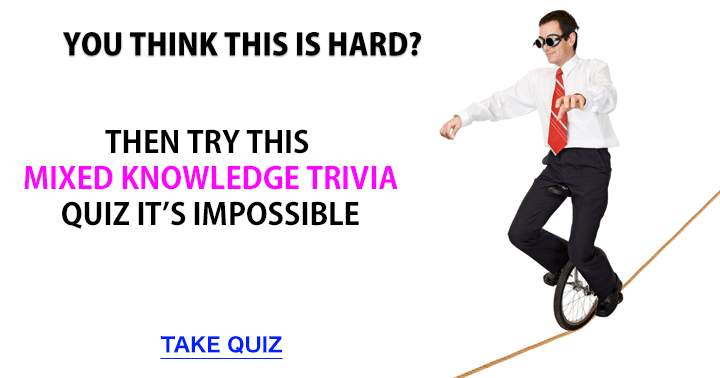 Banner for Trivia with an impossible mix of knowledge.