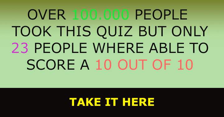 Banner for Just 23 individuals achieved a flawless score of 10 in this general knowledge quiz.