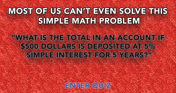 Banner for What is the solution to this mathematical equation?