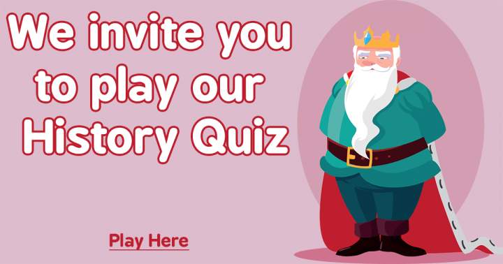 Banner for Join us for our history quiz and have fun playing!