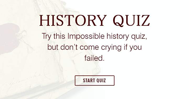 Banner for Only the tough-minded can take this history quiz.