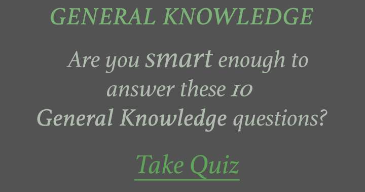 Banner for General Knowledge