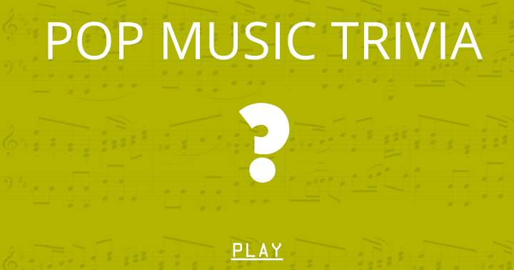 Banner for 'Trivia on Pop Music'