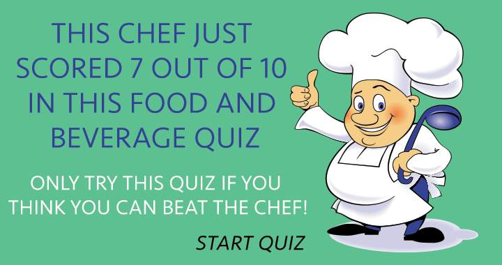 Banner for Quiz on Food and Beverages