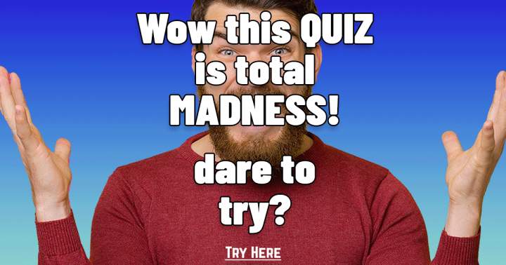 Banner for This Knowledge Quiz is pure madness!