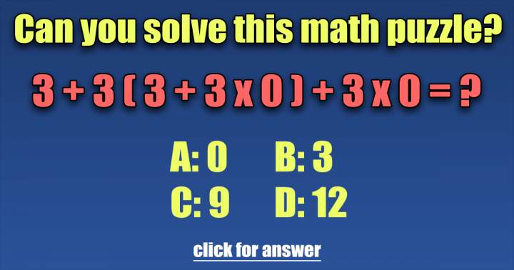 Banner for Can you provide the solution to this math puzzle?