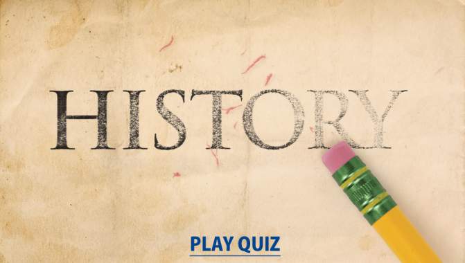 Banner for Quiz on History