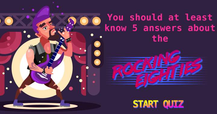 Banner for Will you excel in this eighties quiz?