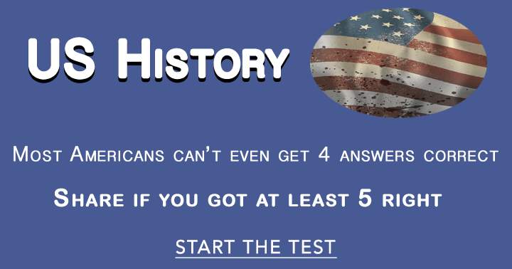 Banner for 10 difficult questions about the history of the United States.