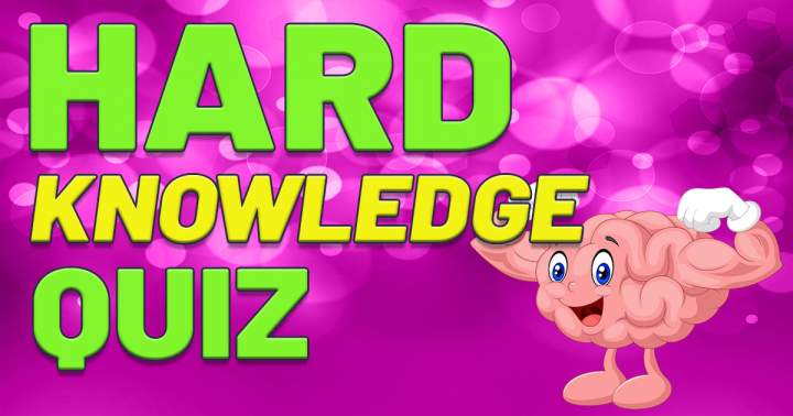 Banner for Challenging Knowledge Quiz