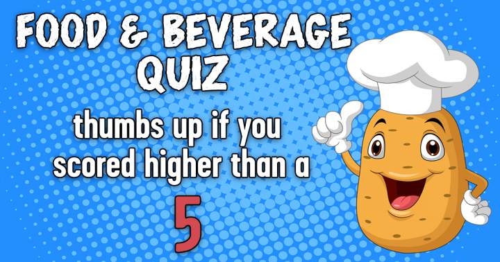 Banner for Quiz on Food and Beverages