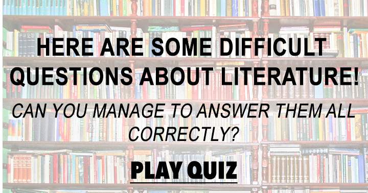 Banner for Literature Quiz