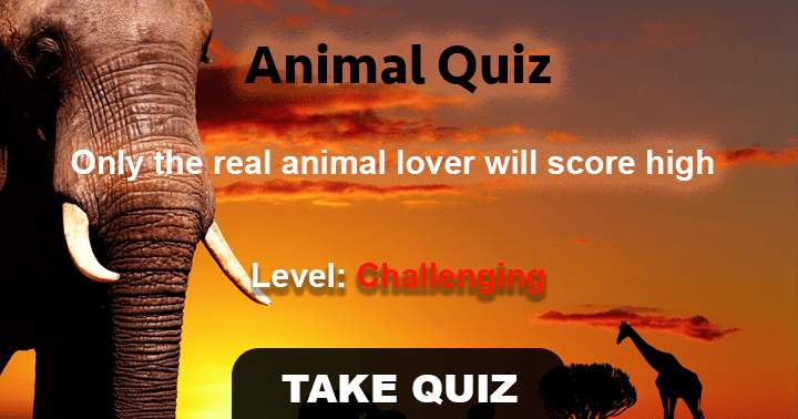 Banner for Only a zoologist can answer the 10 highly challenging questions about animals.