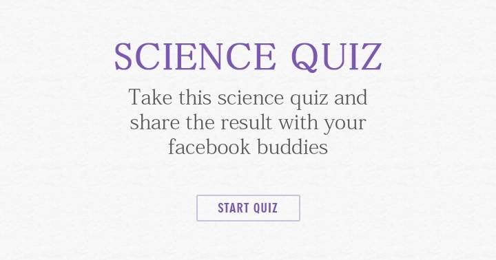 Banner for Complete the science quiz and then share your results with friends.