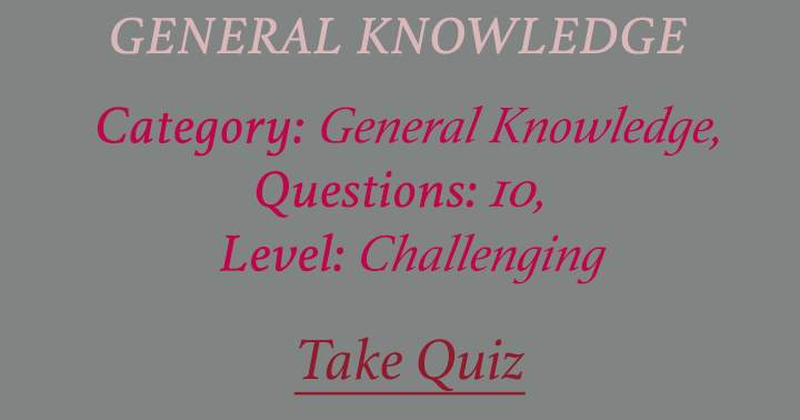 Banner for General Knowledge