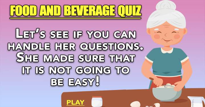 Banner for Food and Beverage Quiz