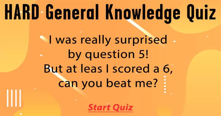 Banner for HARD General Knowledge Quiz