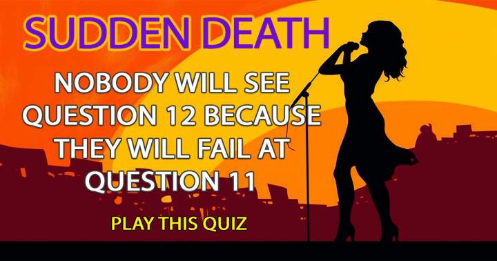 Banner for Who is the Artist Behind This Track: Sudden Death Edition?