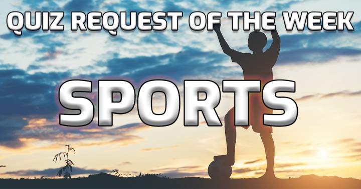 Banner for Weekly Sports Quiz Challenge