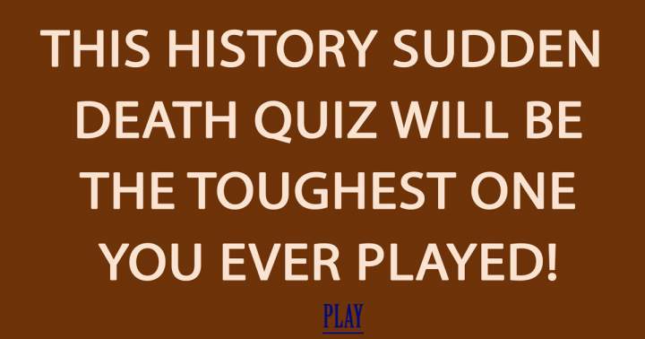 Banner for Toughest Instant Elimination Quiz You've Ever Faced!