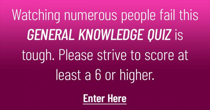 Banner for General Knowledge Quiz