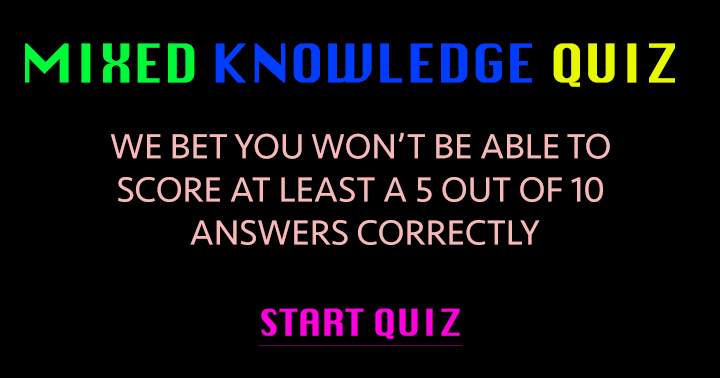 Banner for Assorted Trivia Quiz