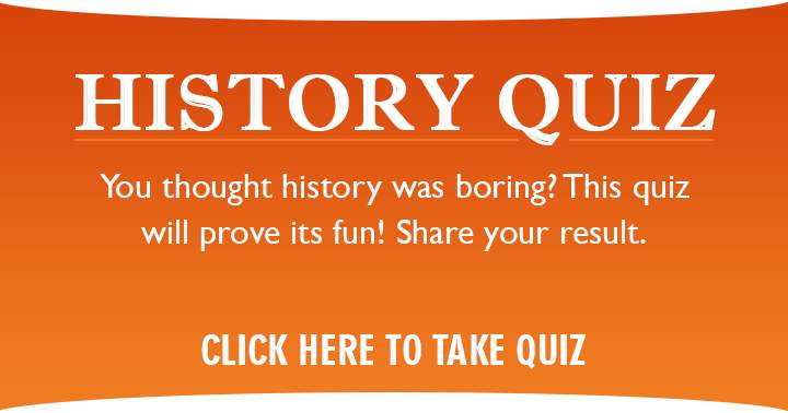 Banner for Fun but hard History quiz!