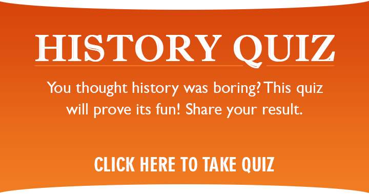 Banner for Fun but hard History quiz!